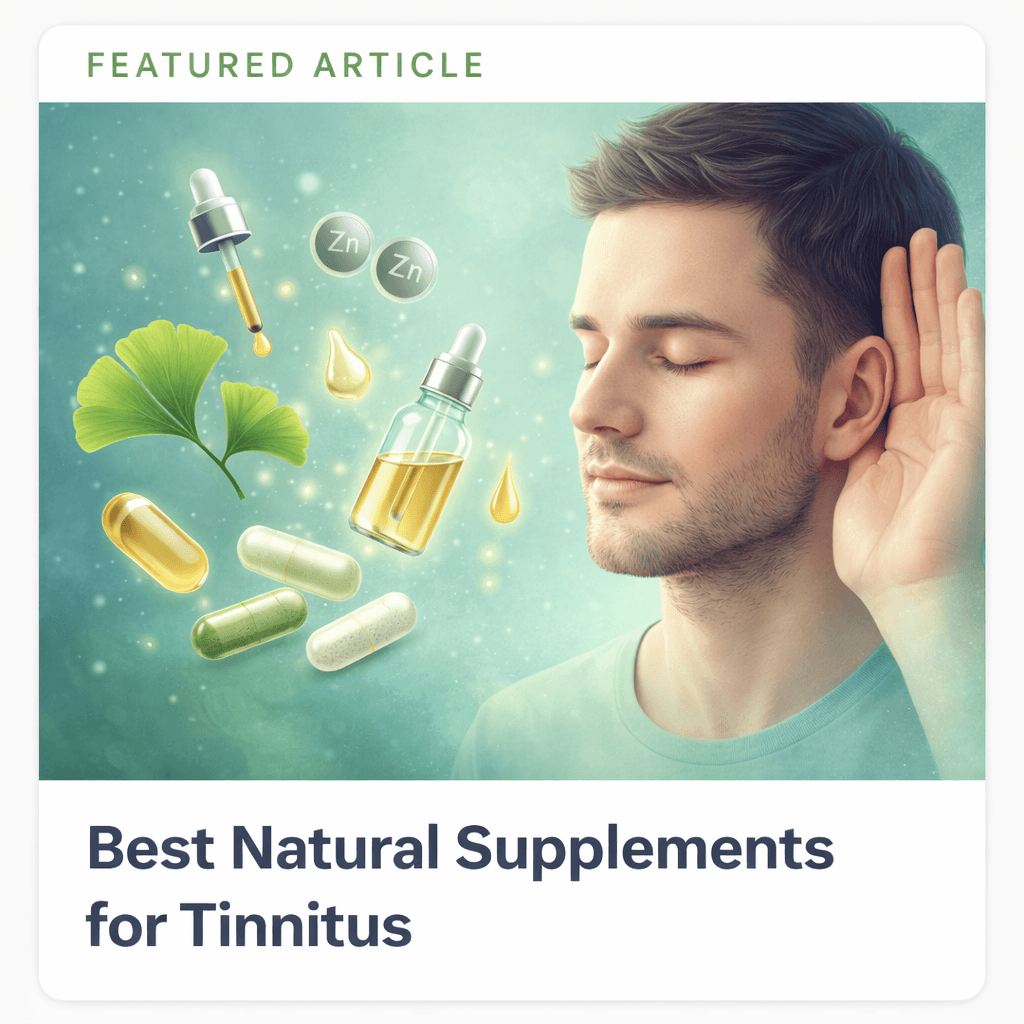 Natural supplements and herbal oils for tinnitus and hearing health support